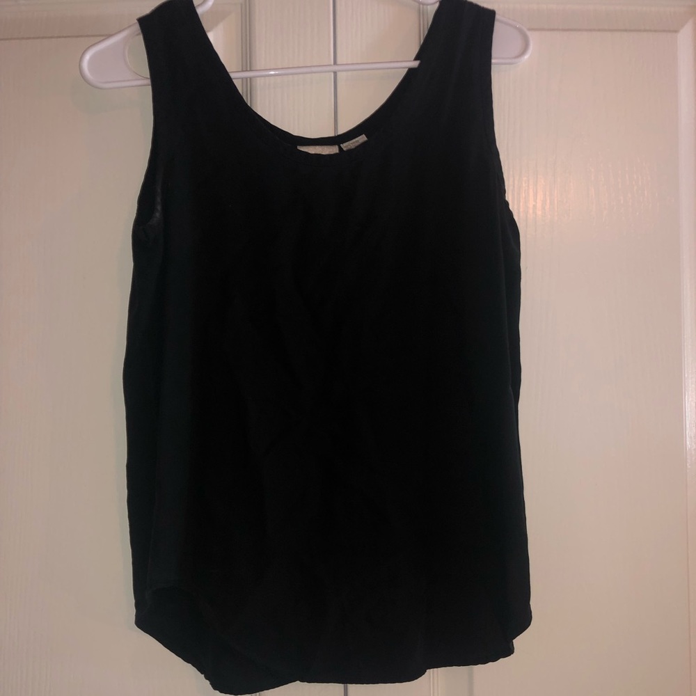 Black tank top
